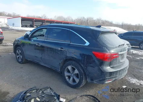 2014 Acura Mdx из США, поврежденный, VIN 5FRYD4H24EB006394